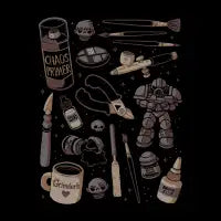 Painting Miniatures Hobby T-Shirt - design