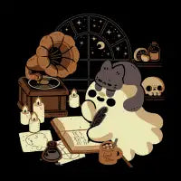 Spooky Cute Ghost Lofi - design