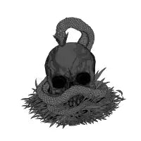 Snake & Skull - design