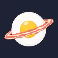 Outer space breakfast - design