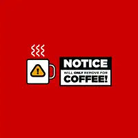 Coffee Notice - design