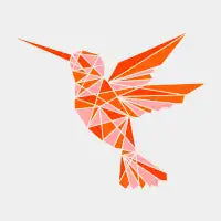 HUMMINGBIRD_POLYGON_LOVE T-Shirt - design