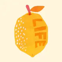 LIFE_LEMON_LEMONADE_LOVE_MINIMALISM_ART - design