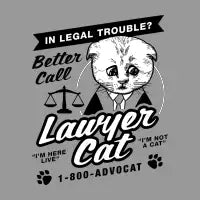 Better Call Lawyer Cat - design