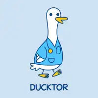 Ducktor (Duck Doctor) T-Shirt - design