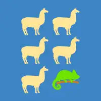 Llama Llama Llama Llama Llama Chameleon - design