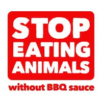 Stop Eating Animals Without BBQ Sauce - design