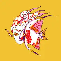 Exotic Angelfish Fusion Aesthetic - design