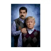 Trump and Maduro Stepbrothers Meme - design