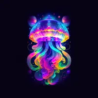 Neon Jellyfish - design