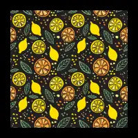 Citrus pattern - lemons and oranges - design