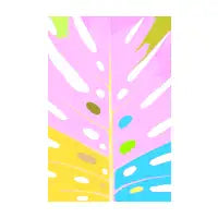 Colorful Philadendron Leaf - design