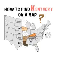 Kentucky on Map - design