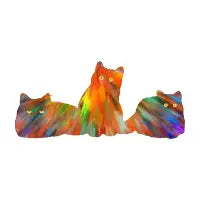 Three Lovely Cats II - design