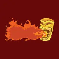 Flaming Tiki - design