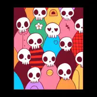 Skull Crowd - design