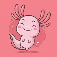 Axolotl Kawaii - design