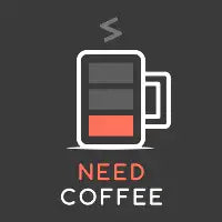 Battery Low, Need Coffee - design