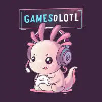 Gamesolotl - Axolotl Gamer - design