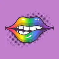 Rainbow Lips - design