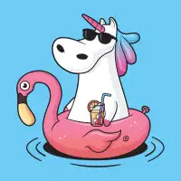 Unicorn Pool Party - design