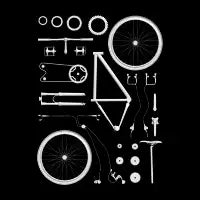 Bike Exploded T-Shirt - design