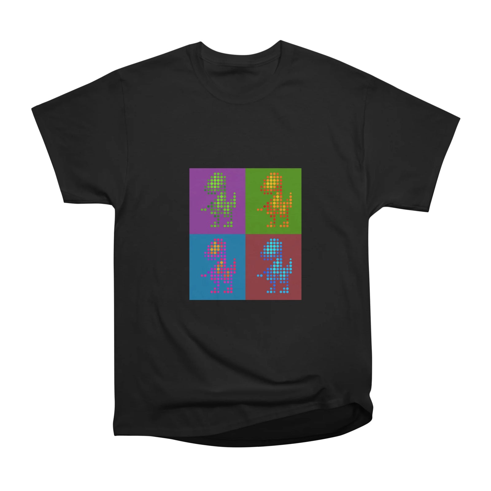 100dots Kawaii T-Rex Andy Warhol