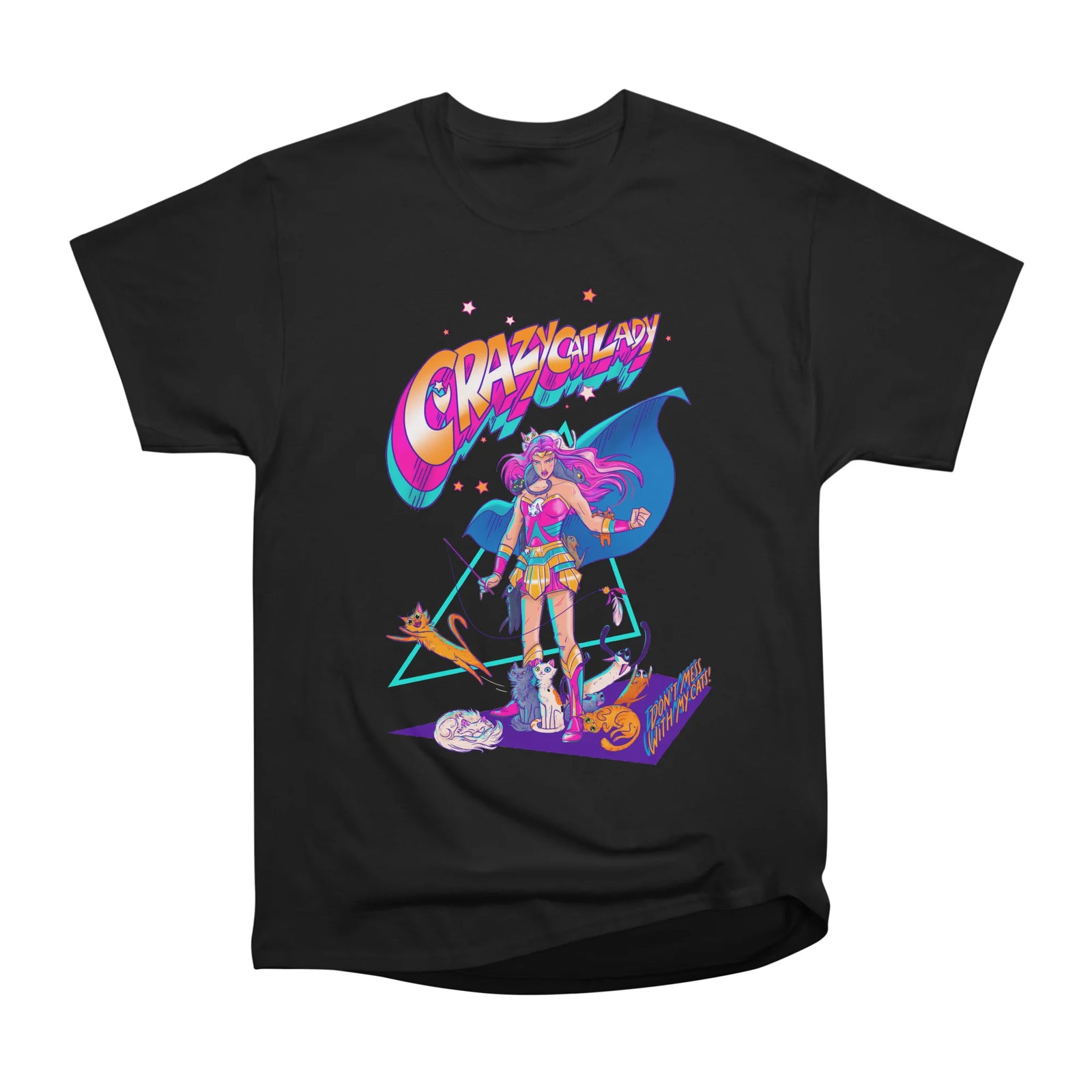 Crazy Cat Lady Superhero