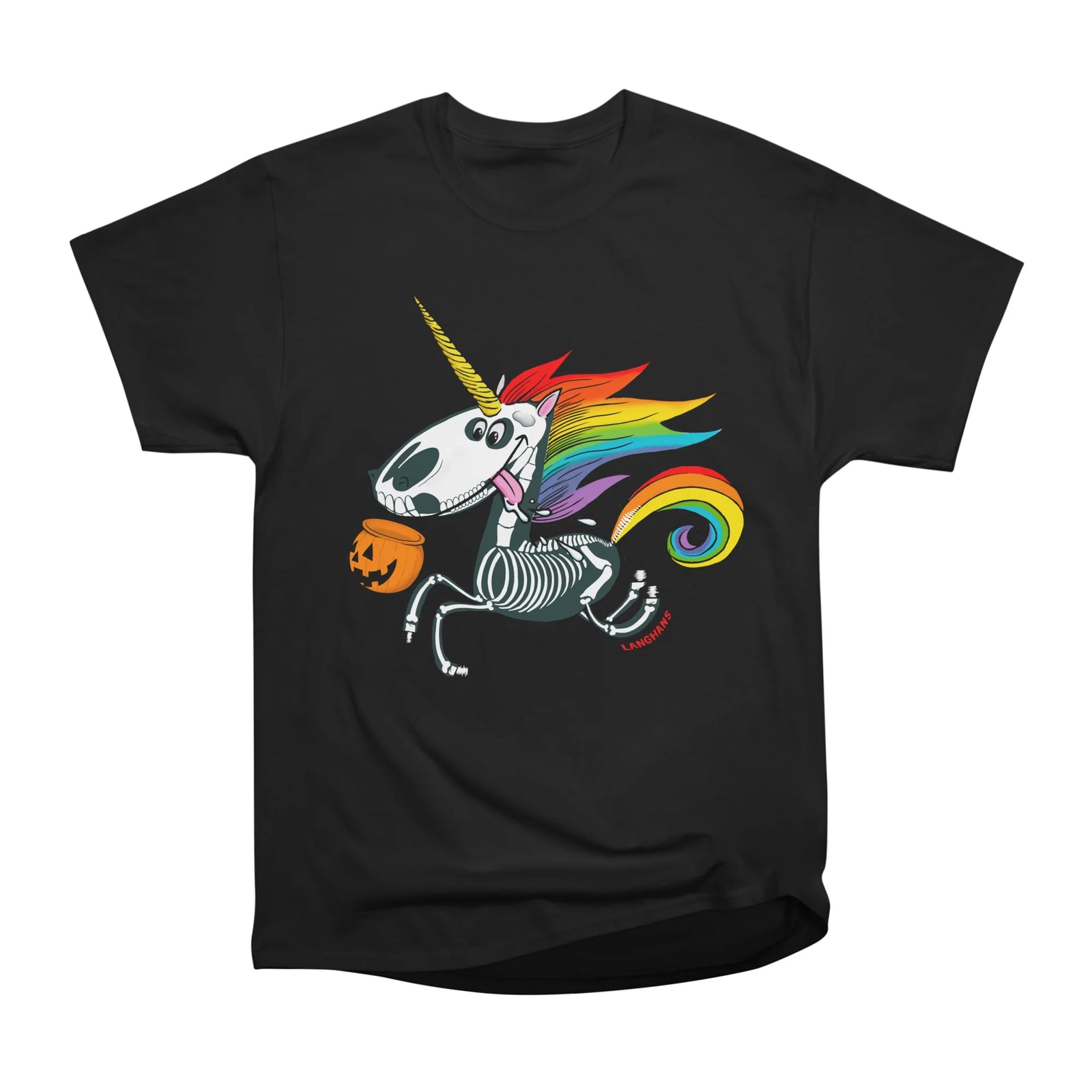 Rainbow Unicorn w Skeleton Costume