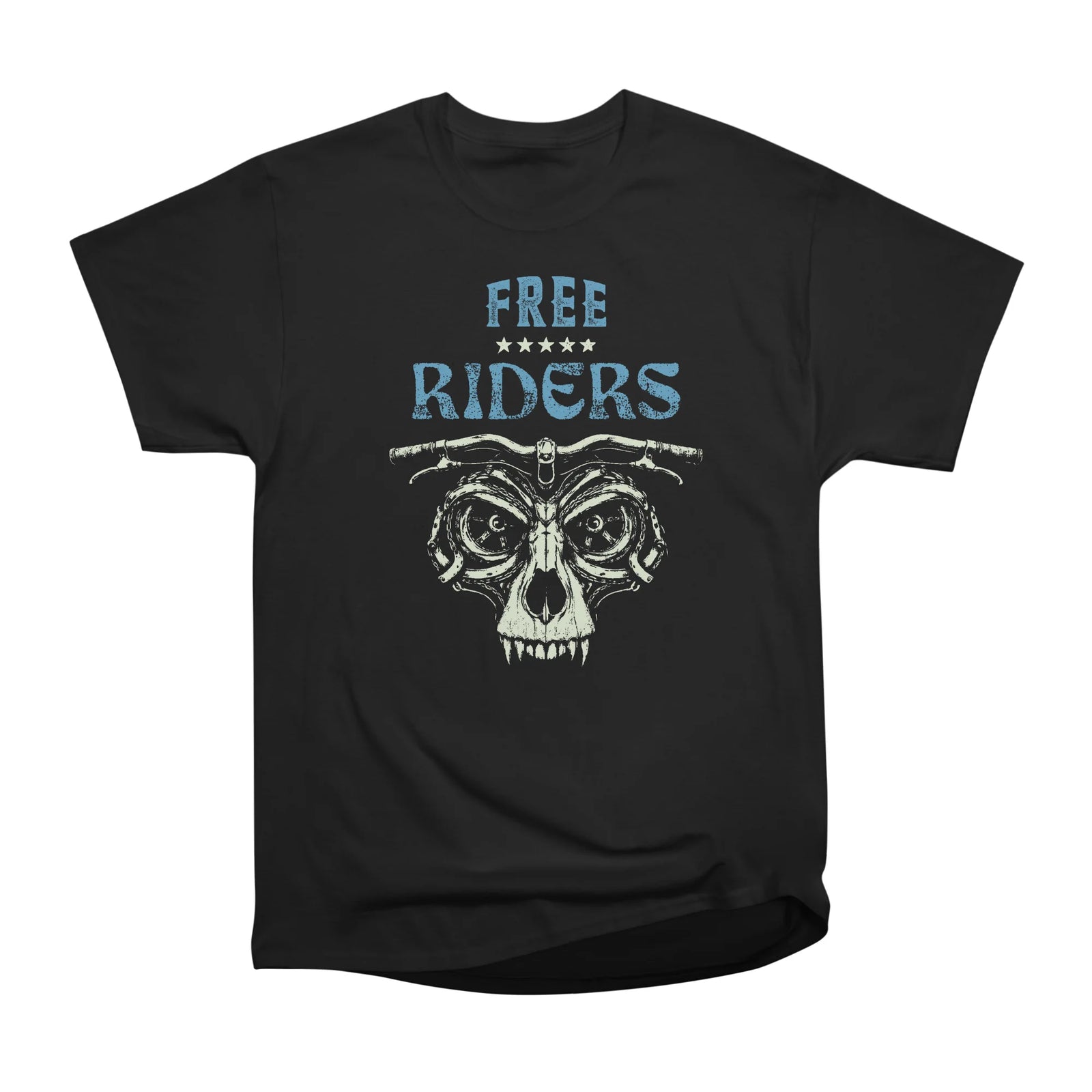 Free Riders Vintage Cycling Skull