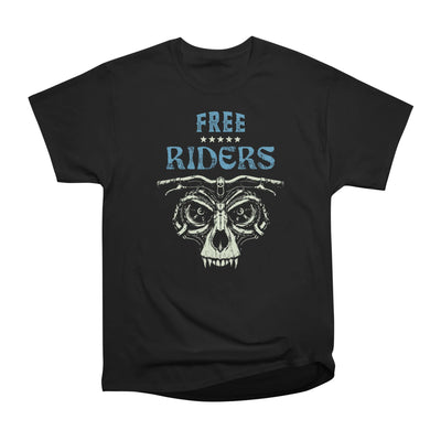 Free Riders Vintage Cycling Skull