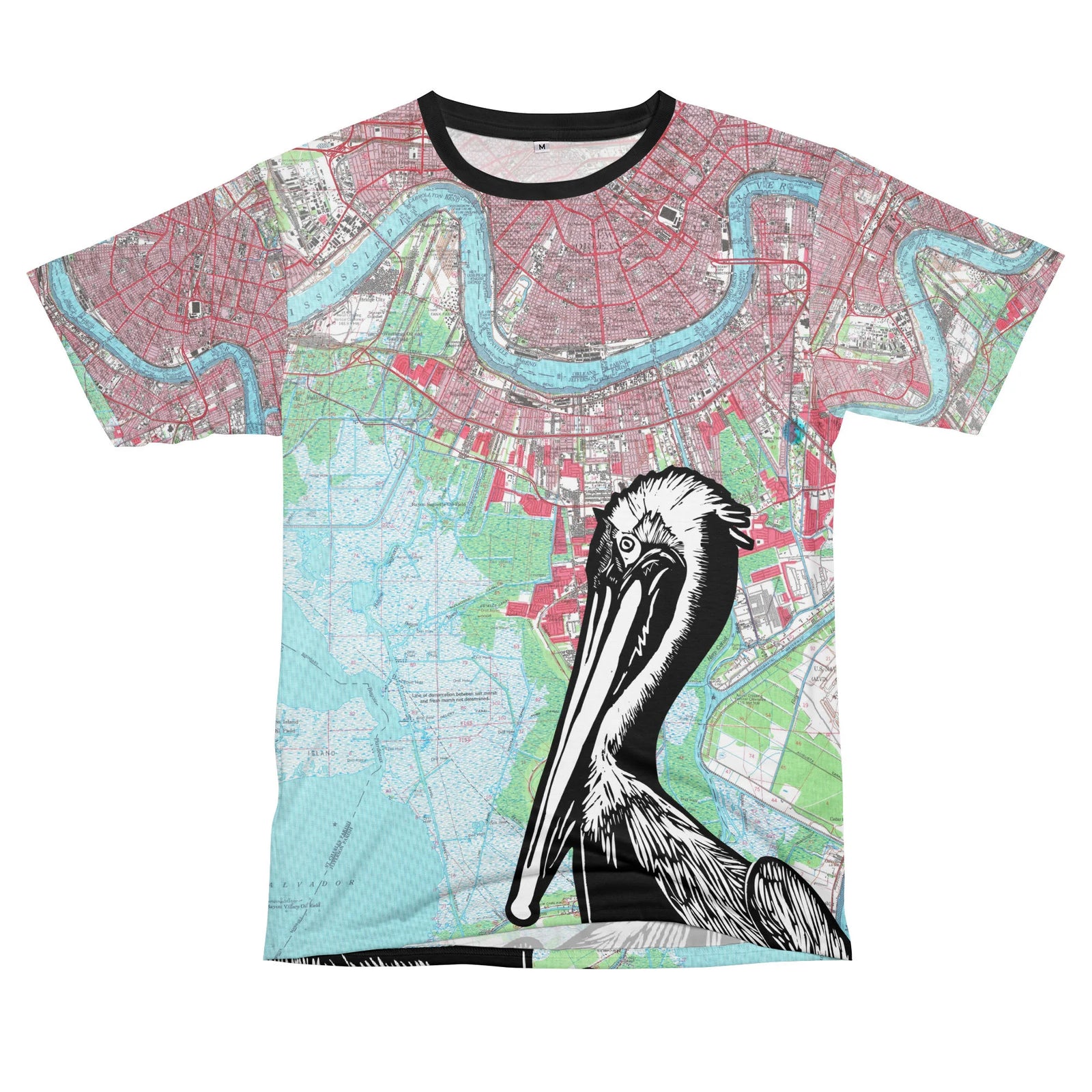 Pelican Map New Orleans