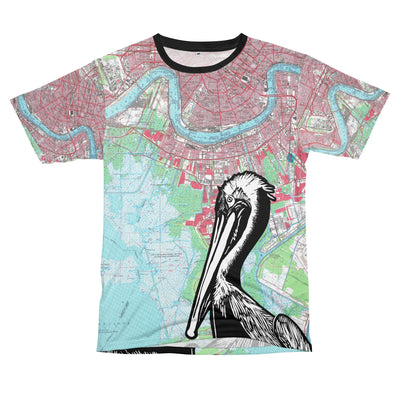 Pelican Map New Orleans