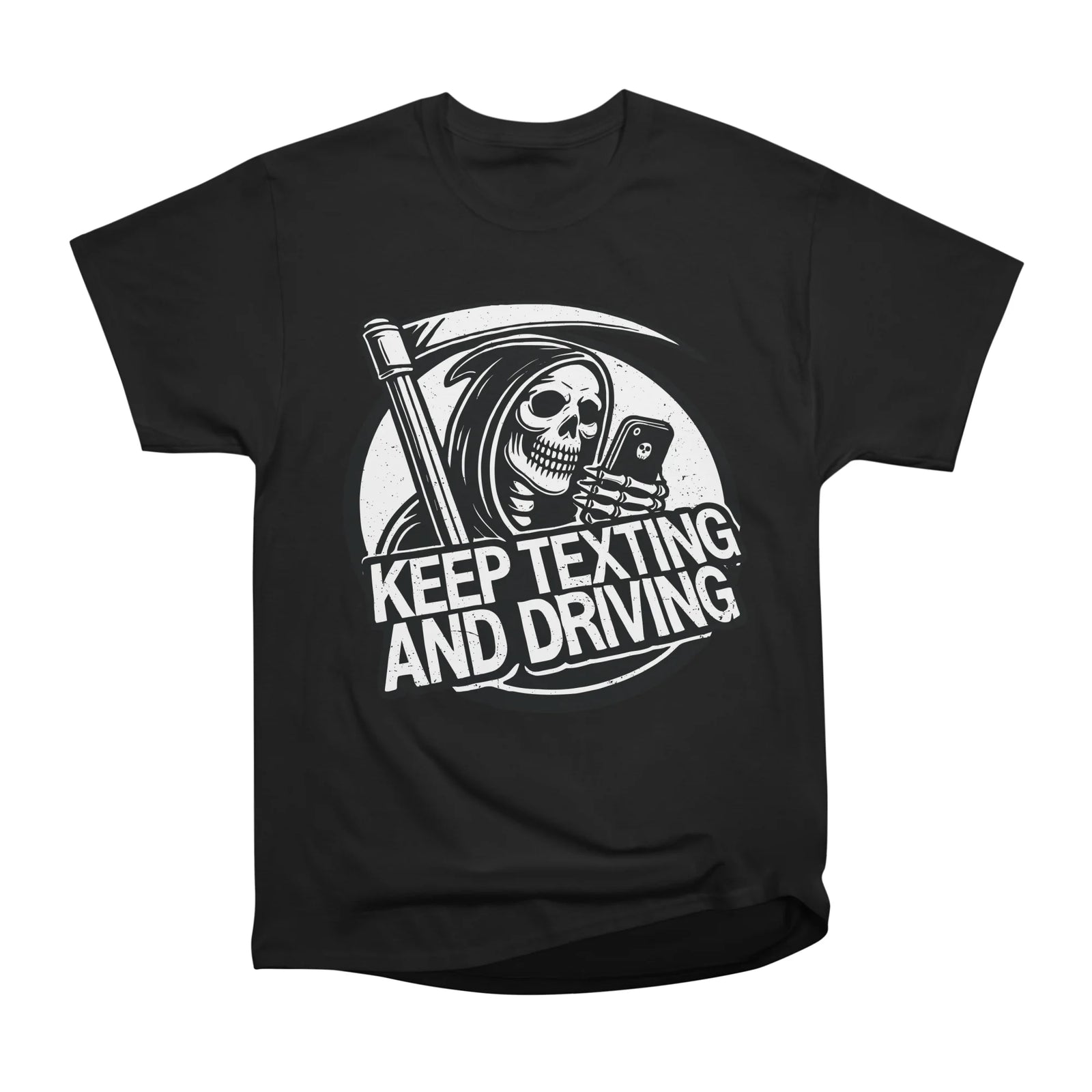 Angel of Death Halloween Death Keep Texting and Driving