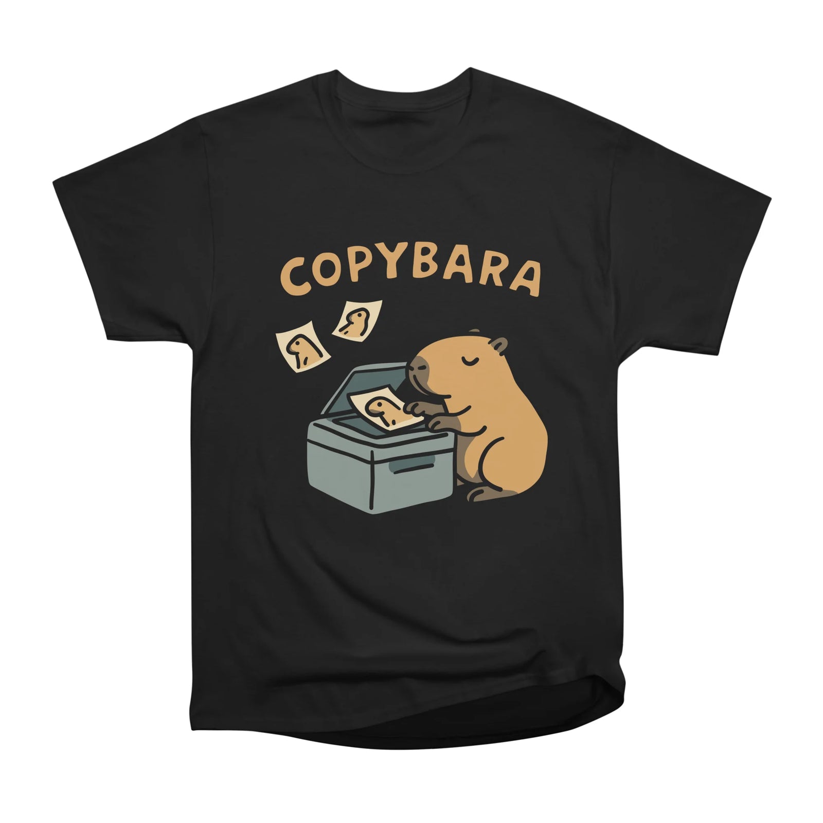 Copybara Capybara Funny Animal Pun Meme