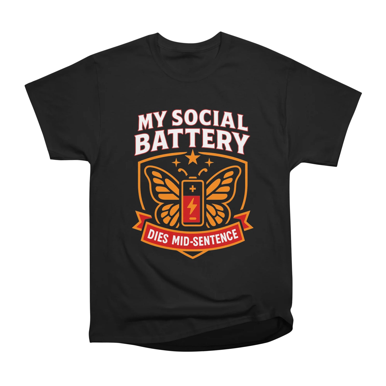 My Social Battery Dies Mid-Sentence Meme