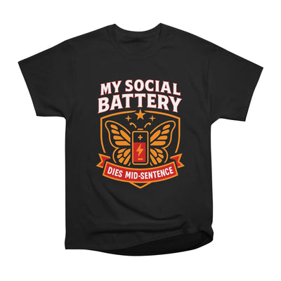 My Social Battery Dies Mid-Sentence Meme