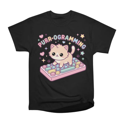 Purr-ogramming Cat Programmer Cute Kitten