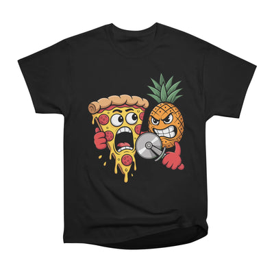 Scared Pizza Versus Pineapple Pizza Cutter Funny Food
