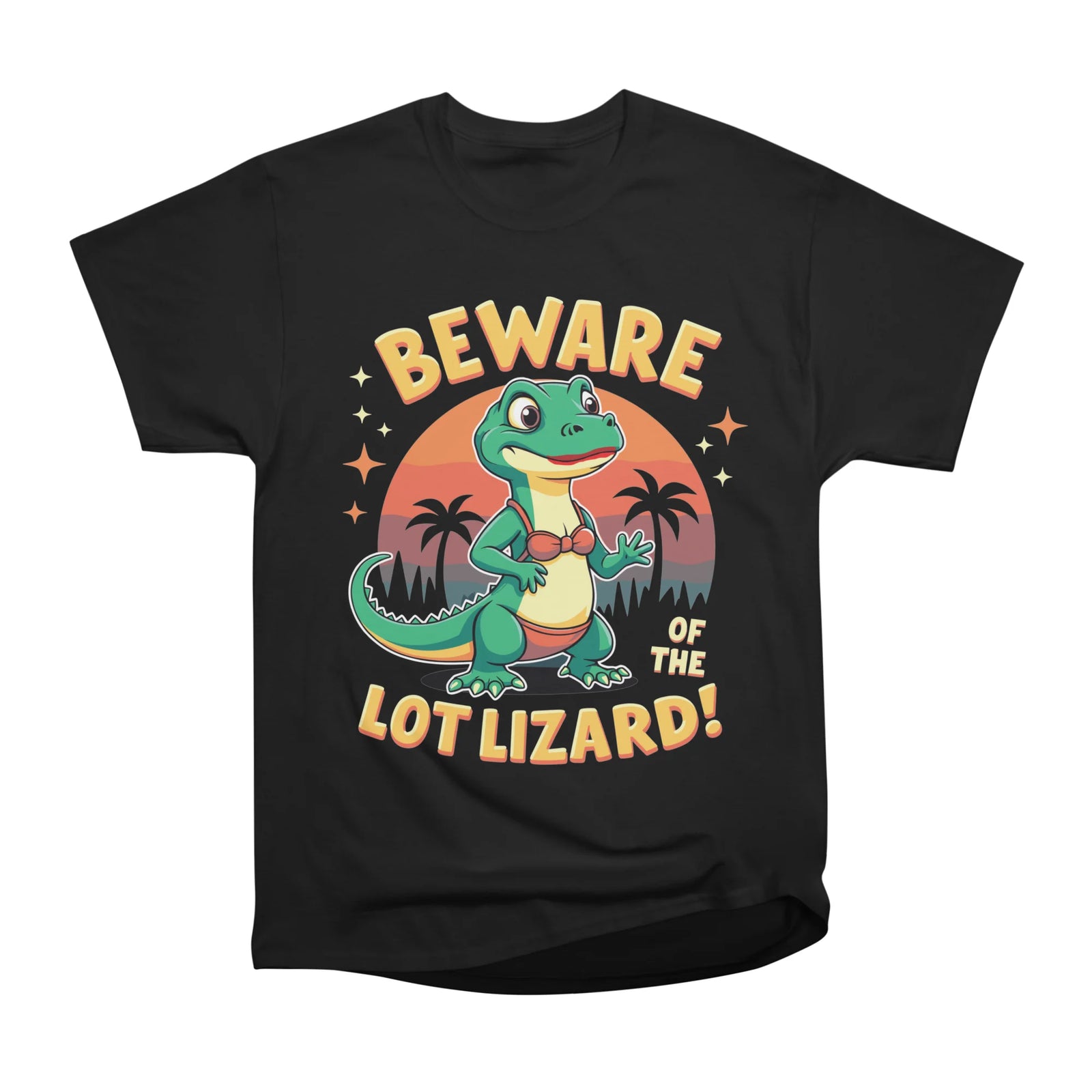 Trucker Parking Lot Beware of the Lot Lizard