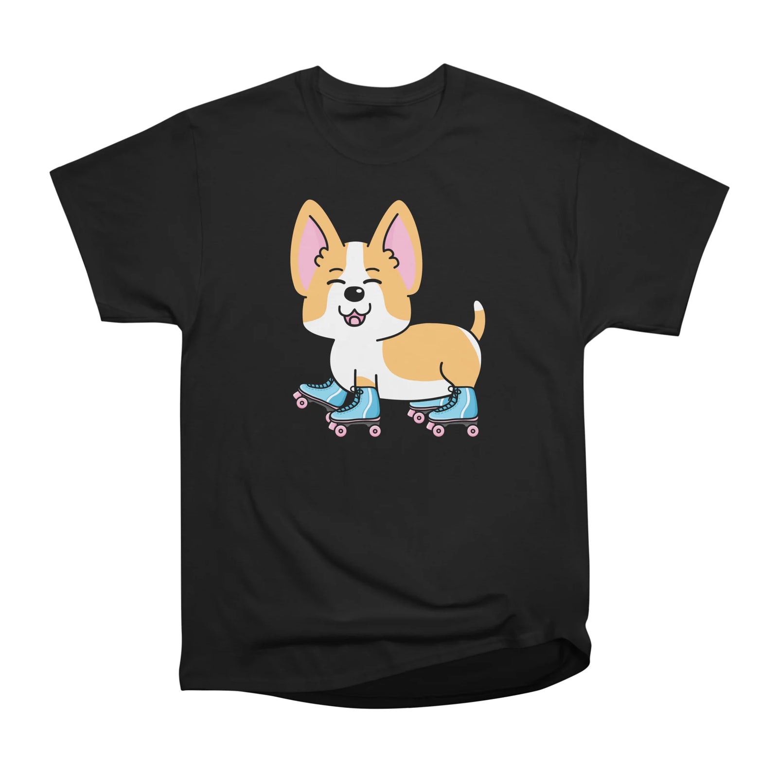 Corgi Rollerskating