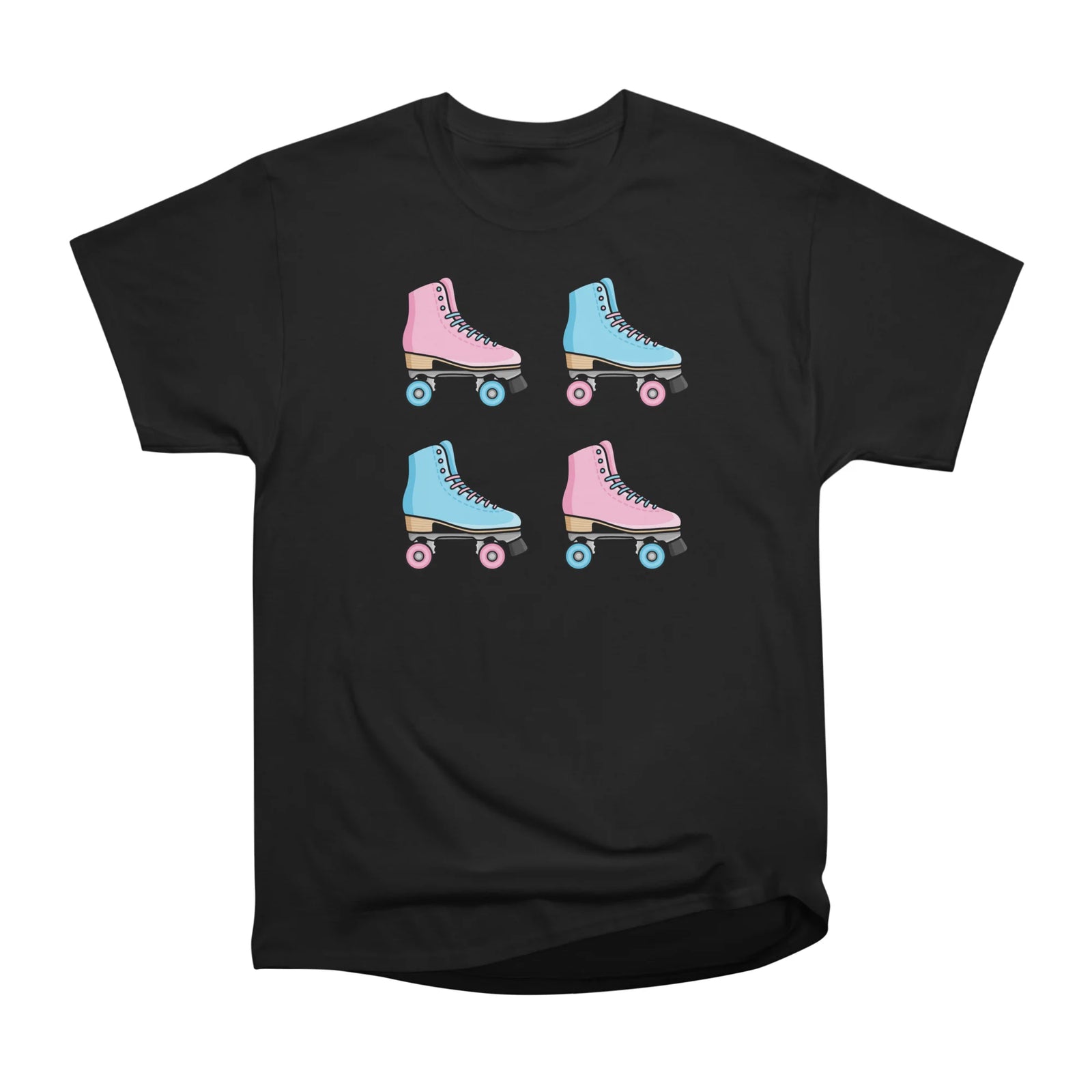 Roller Skates Pink & Blue