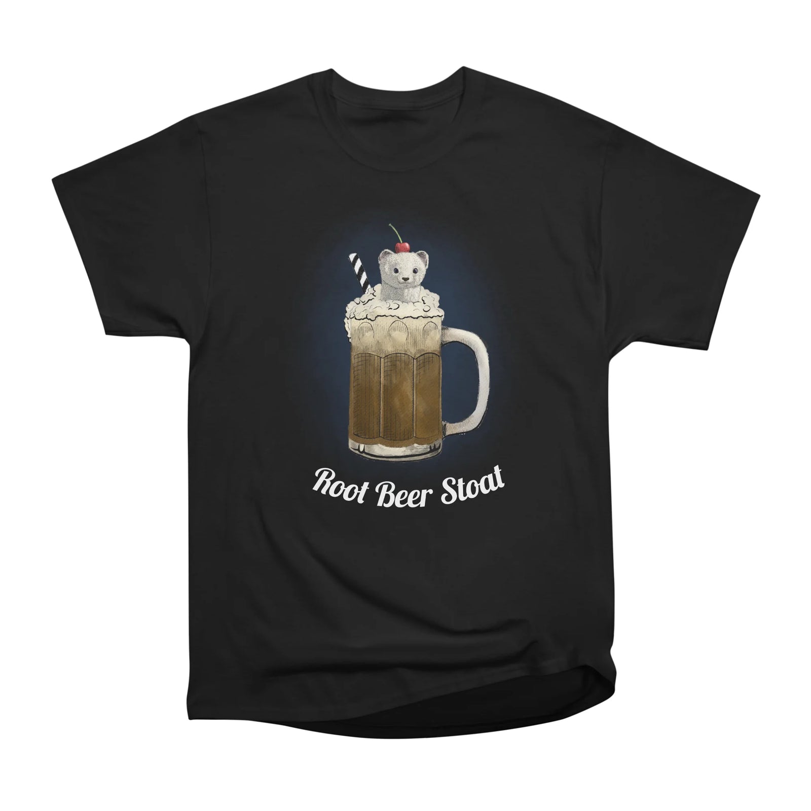 Root Beer Stoat (dark background)