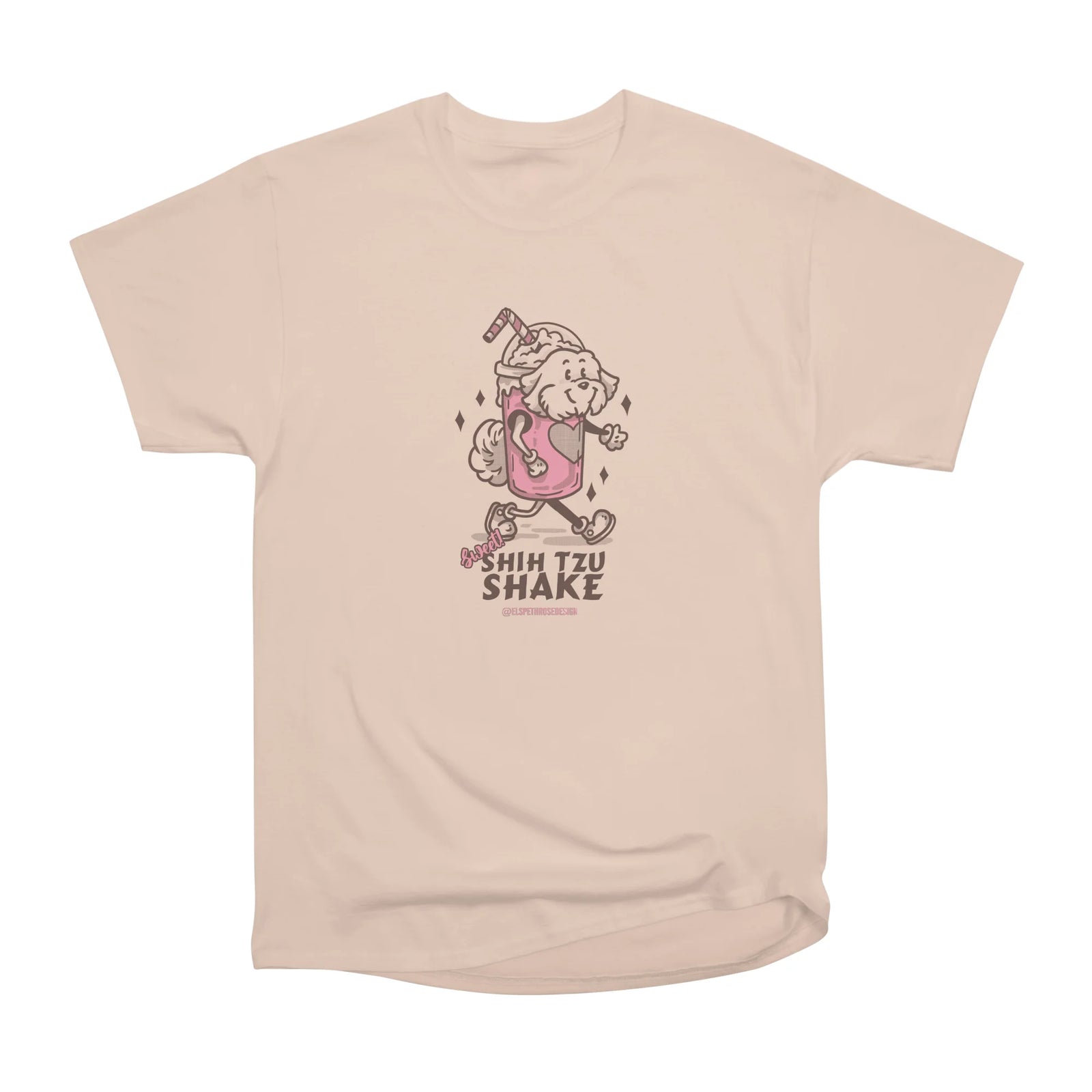Shih Tzu Shake - Cute Vintage Style Advert Dog Design