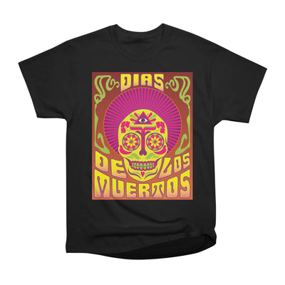 Psychedelic Dias De Los Muertos Poster
