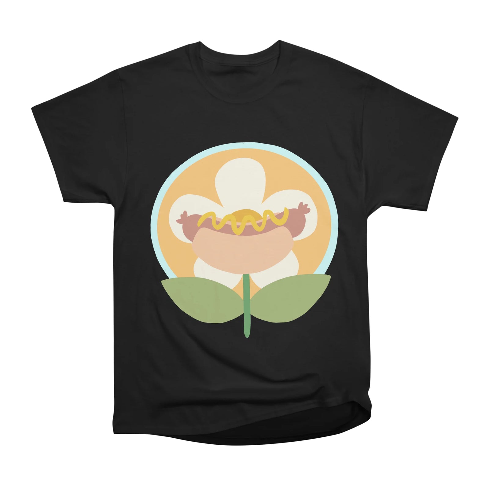 Flower power, hot-dog lover