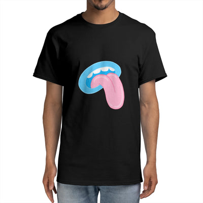 Tongue out