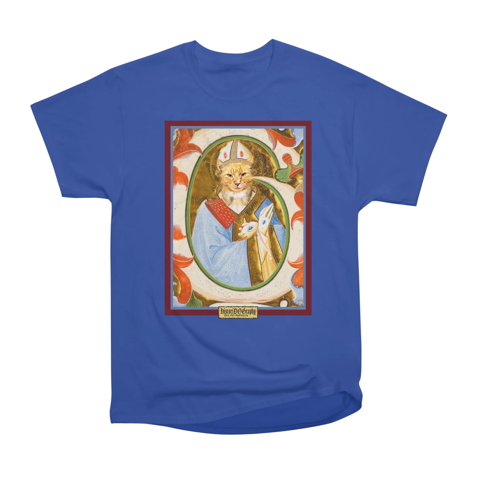 Saint Furball (Cat as Saint Blaise)