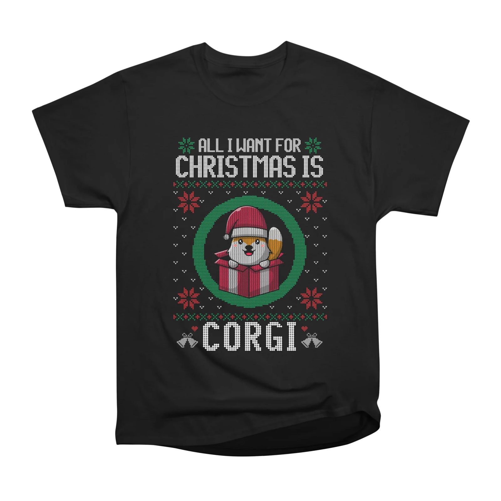 All i Want Cute Corgi Christmas ugly sweater
