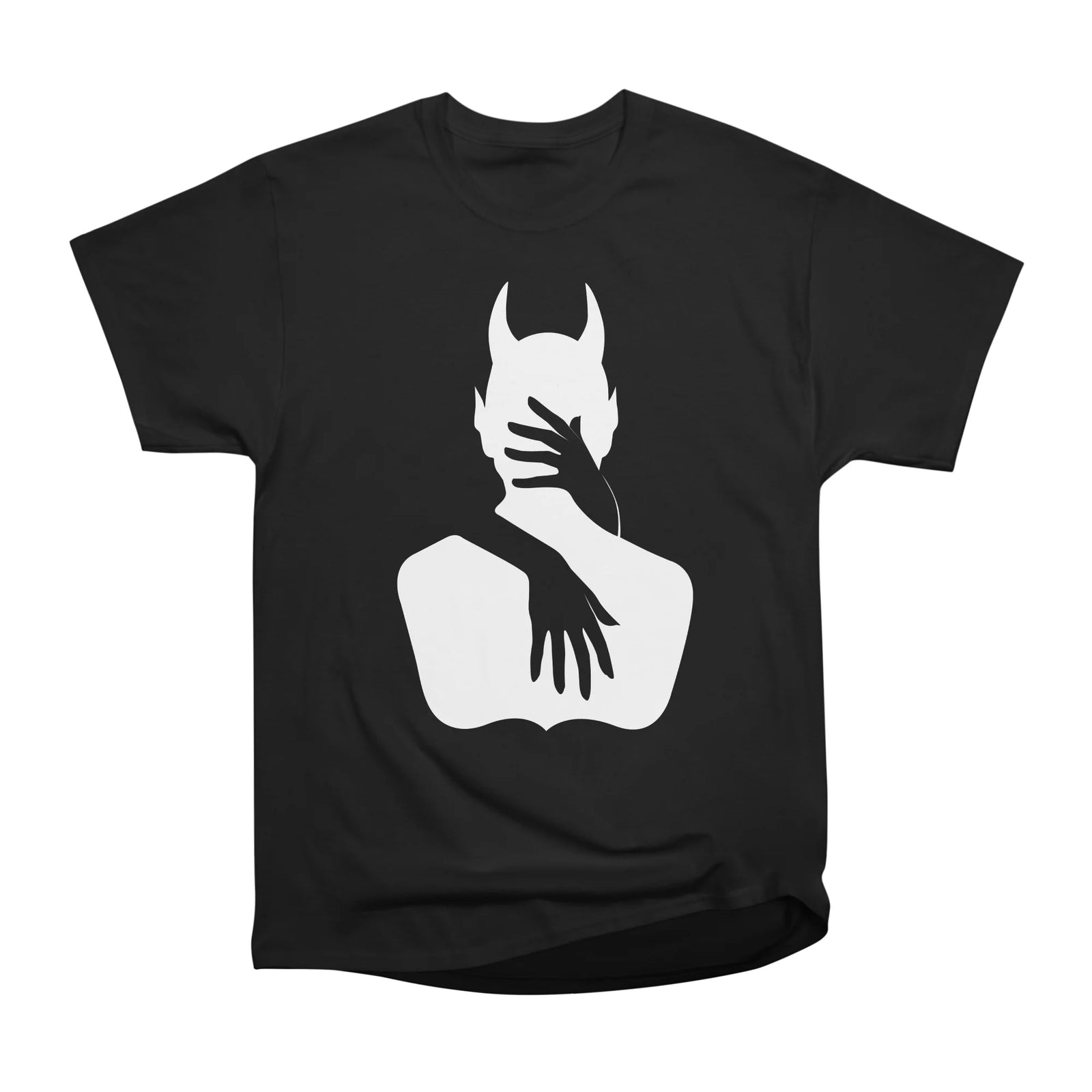 Embracing The Devil Sexy White Silhouette